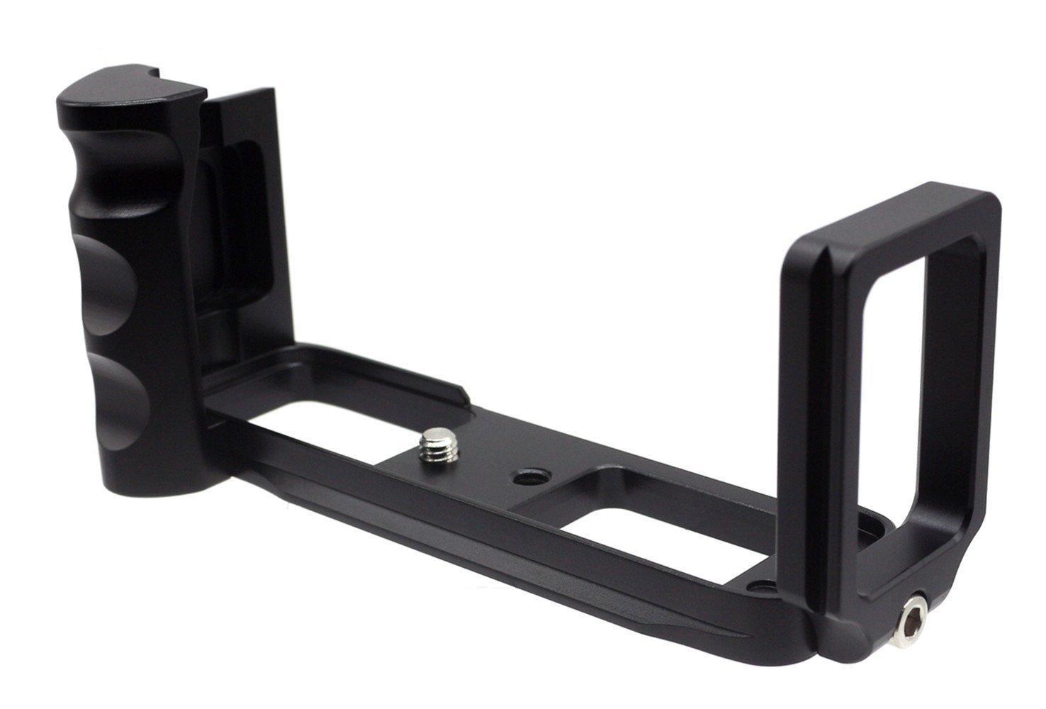 

INPON Quick Release Bracket for FUJIFILM Hex Wrench Included L-Shaped X-E1/E2, Arca-Swiss Compatible, MHG-XE Compatible, 1/4 Screw, чорний
