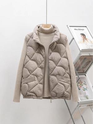 Elegante, schmale ärmellose Weste für Frauen mittleren Alters - Herbst/Winter Kollektion