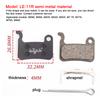 Lebycle-25 Pair MTB Bicycle Disc Brake Pads,Resin,Road Bike Hydraulic Disc Brake Pads,Universal for Shimano,SRAM,AVID,ZOOM,B01S