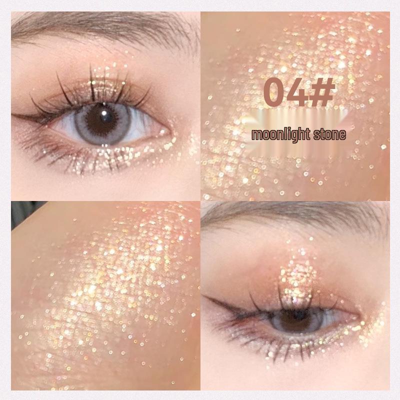 NOVO6076 Iridescent Eyeshadow Stick: Quick, Easy One-Swipe Makeup for Students & Parties. Ideal for Busy or Lazy Days. Super Hot & On-Trend!