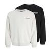 Jack And Jones Mens Mason Sweatshirt (Pack of 2)