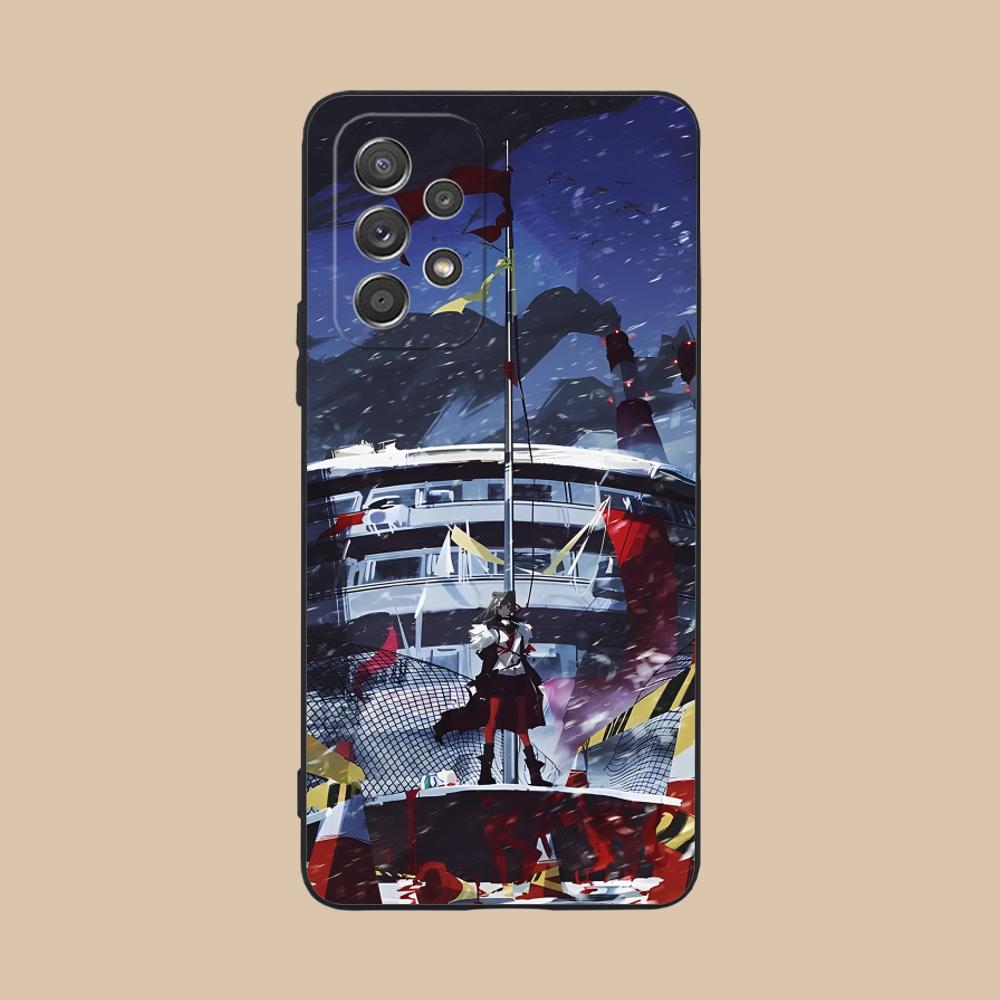 

Arknights Zima Matte TPU Mobile Phone Case for Samsung Galaxy M55 54 42 35 34 33 32 23 22 15 14 13 12 F55 5G Colorful Cover Galaxy F04