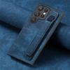 Wristband Vintage Leather Case For Samsung Galaxy S23 Ultra S22 Plus S24 S23FE A54 A14 A24 A34 A15 A25 A05 A55 A04 Skin Cover