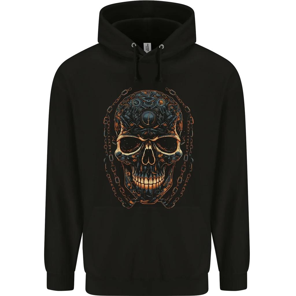 A Skull Made of Scrap hoodie-Casual Pullover Sweatshirt