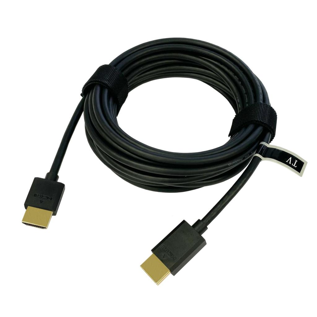 Slim HDMI with booster IC Cable, 5.0m (4.5mm diameter) built-in (Vodaviews product)