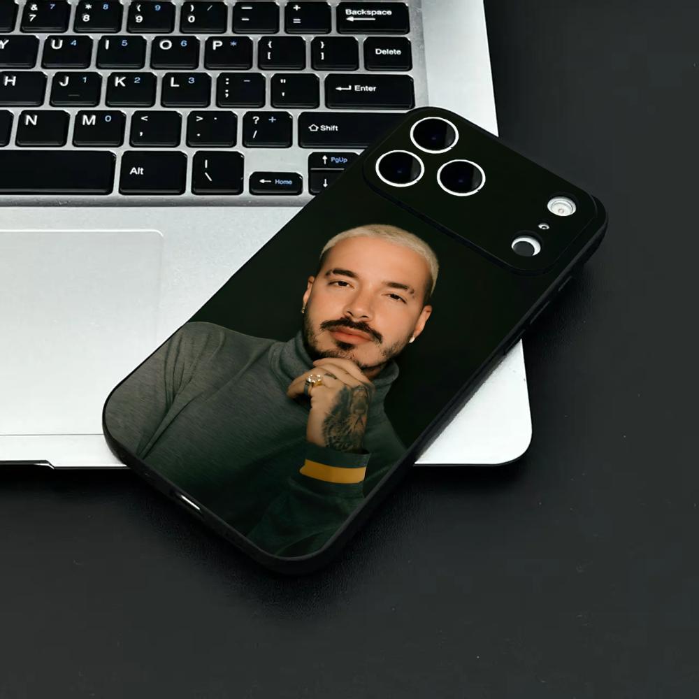 Latin Pop singer J Balvin Phone Case for iPhone 12-17 Air Plus Pro Max Satin Glossy Colorful Great Gift phone case