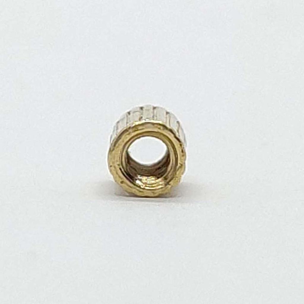 Brass M2 Round Double-Pass Knurled Copper Pillar Screw for Camera Security