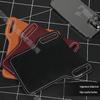 Men's Portable PU Leather Waist Belt Phone Bag for Outdoor Use