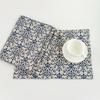 Table Cloth Retro Blue and White Porcelain Pattern Chinese Classical Cotton Linen Tablecloth