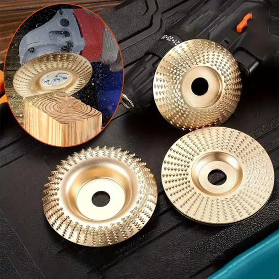 1/3Pcs Wood Carving Disc Set Rustproof High Durability Universal Grinding Wheel Shaping Discs Woodworking Angle Grinder Attachment