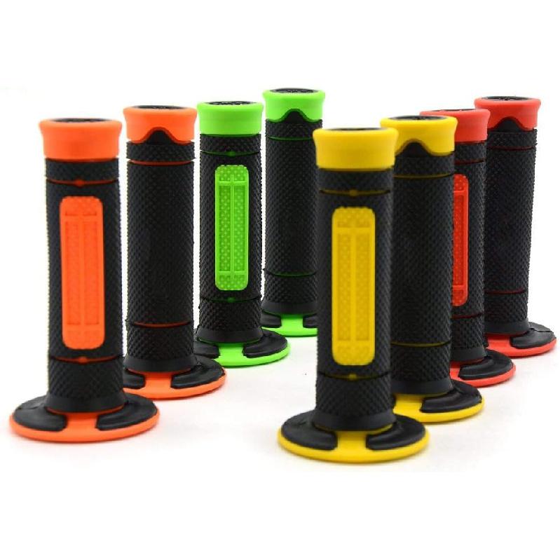 COPART 7/8" Hand Grips Throttle Bar Grips for Motorcycle ATV Dirt Pit Bike Motocross Handlebar Grip for Kawasaki KX65 KX85 KX125 KX250 KX250F (Green)