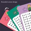 15 Reusable Erasable Math Addition Flashcards for Children's Learning