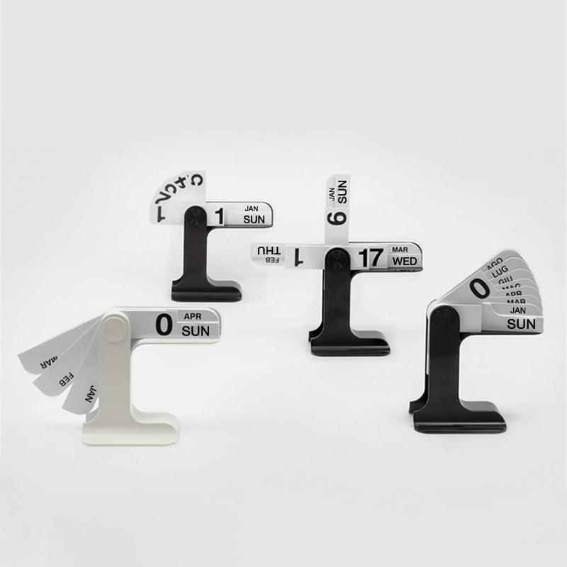 Pagină cu calendar de birou Flip Desk Calendar Creativ, simplu, pentru decorare a casei, pagină care se întoarce Ornament pentru masă în picioare Articole de birou