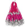 10pcs/lot 9cm Multi Colors Braided Mobile Phone Lanyard With Lobster Clasp String Cord Anti Loss Metal Hook Phone Case Pendant