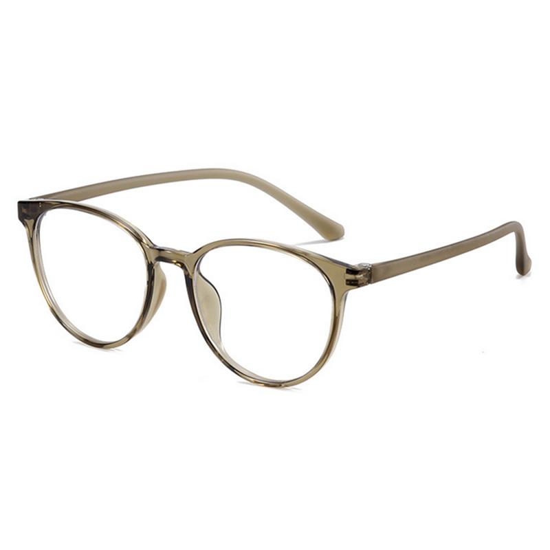 

Tr1168 Retro Oval Frame Glasses Prescription Near Sighted Blue Light Blocking High-Quality myopia -1.25
