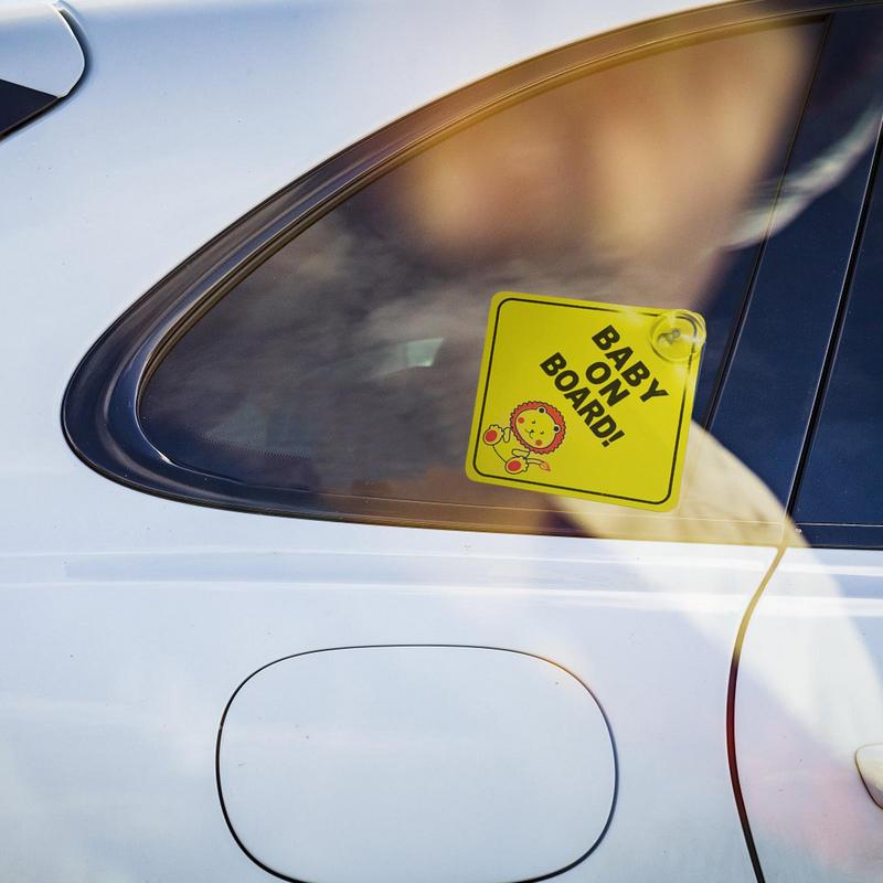 Bambino a Bordo BABY IN CAR Adesivi in PVC Riflettenti di Sicurezza Tuning Cartoni Animati Decalcomanie per Finestrino Ornamenti Personalizzati per Automobili