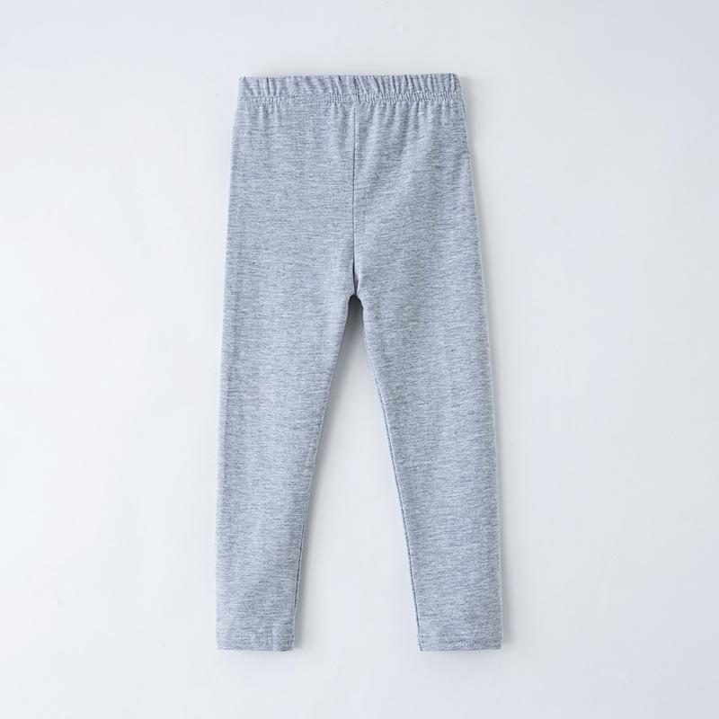 Girls' Leggings for Summer Made of Pure Cotton Worn Thin and Slim Fit for Children