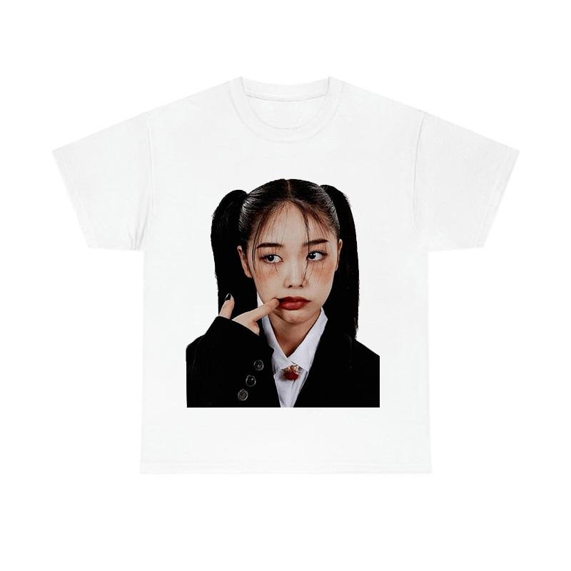 Retro Y2K Cotton Tshirt Harajuku Graphic Print Hip Hop Tee Streetwear Punk Short Sleeve Tshirt Rock Goth Casual Oversized Top