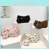 Corduroy Print Strawberry Shoulder Bag Fashion Girl Pillow Bag For Casuals Daily