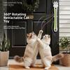 Rechargeable Electric Cat Teaser Adjustable Wall-Mounted Cat Toy Flying Rope Cat Toy  Living Room