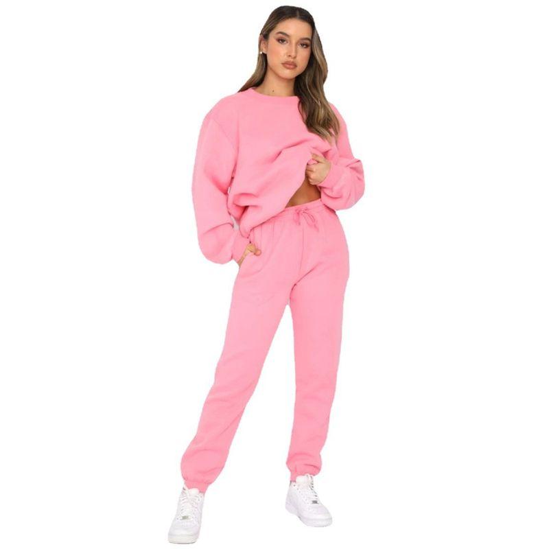 Long Sleeved Hoodie with Tie up Pantsset Long Sleeves Sweatshirt Shoelace Pants Suit