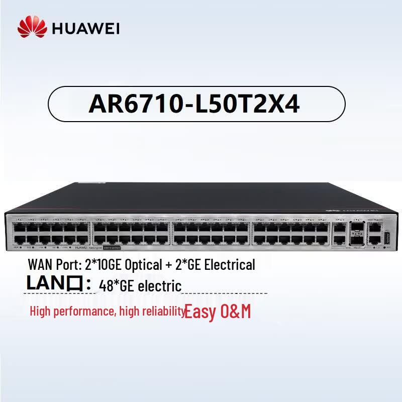 Huawei AR6710-L50T2X4 High-Performance Enterprise Router (CN Version)