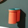 Bathroom Toothbrush Holder with Cup Mounted Inverted Punch-free Stick-on Anti-slip Wall Drainage Design Two-in-One