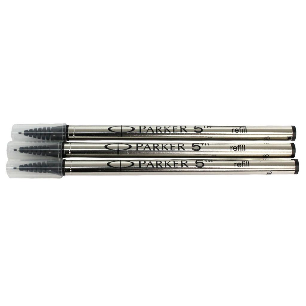Parker 5th Refill F Black S1162712 Set of 3 Officially Imported
