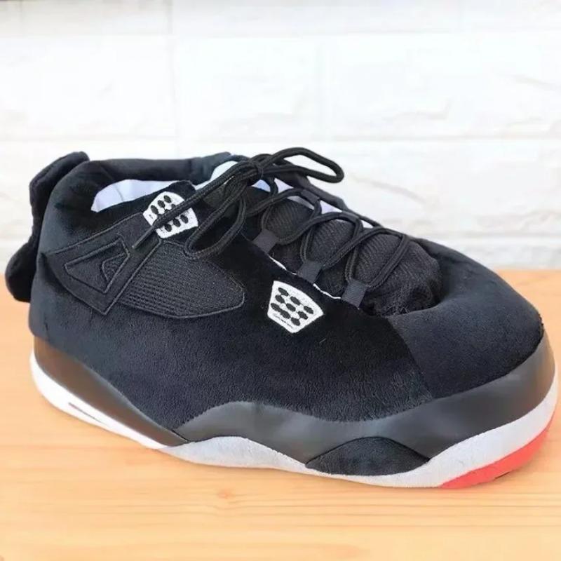 Winter Cotton Plush Shoes Women Warm Cute Indoor Home Slides Unisex One Size Sneakers Man Fashion Soft Floor Slippers  36-45