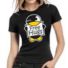 Free Hugs Penguin Penguin Cute Fun Comedy Cartoon Fun Lady Ladies Girlie T-Shirt Mens Womens Tees Top