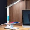 LED-Schreibtischlampe mit kabellosem Ladegerät und USB-Stecker im Anschluss, Nachtlicht am Bett, Touch-Dimmung, augenschonend, für Gaming, Lesen zu Hause
