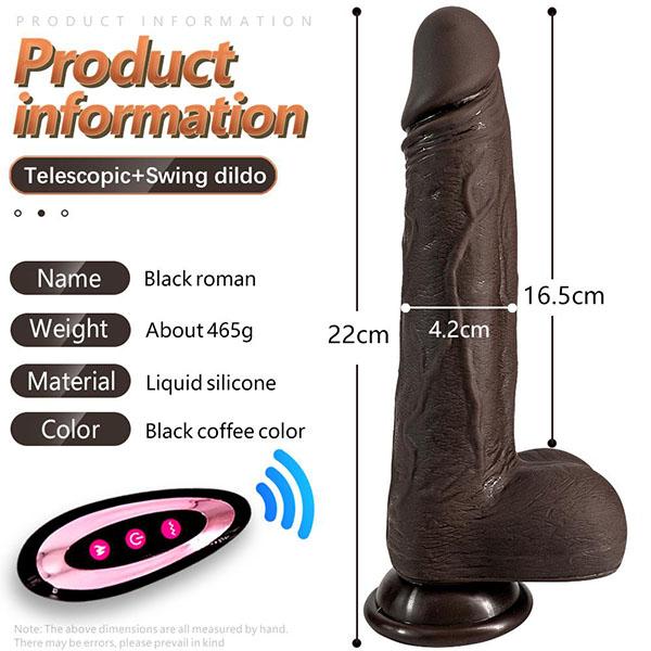 Telescopic 3cm Swing 360° Wireless Remote Control Electric Dildo Adult Sex Toys Products Vibrator Masturbator