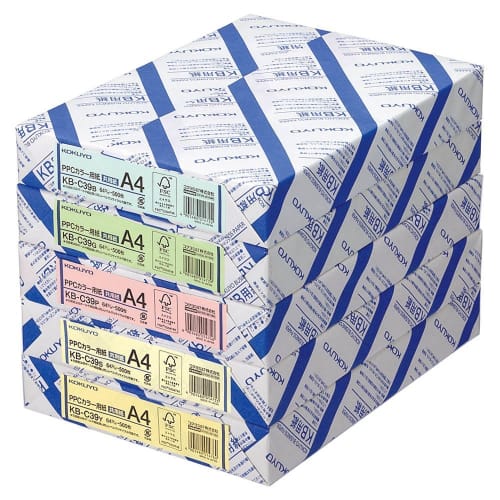 KOKUYO PPC color paper (common paper) (FSC certified) A4 500 sheets Blue KB-C39B