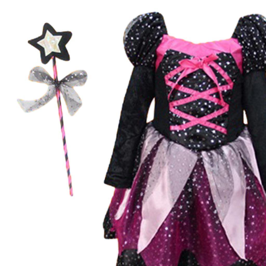 Enchanting Halloween Witch Costume for Girls - Magical Outfit Role Play and Performance