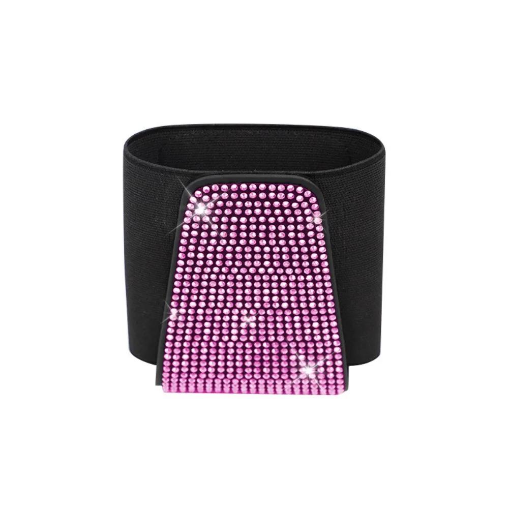 Auto Sunglasses Clip Rhinestone Holder Portable Eyewear Holder Card Ticket Clip Car Interior Accessory