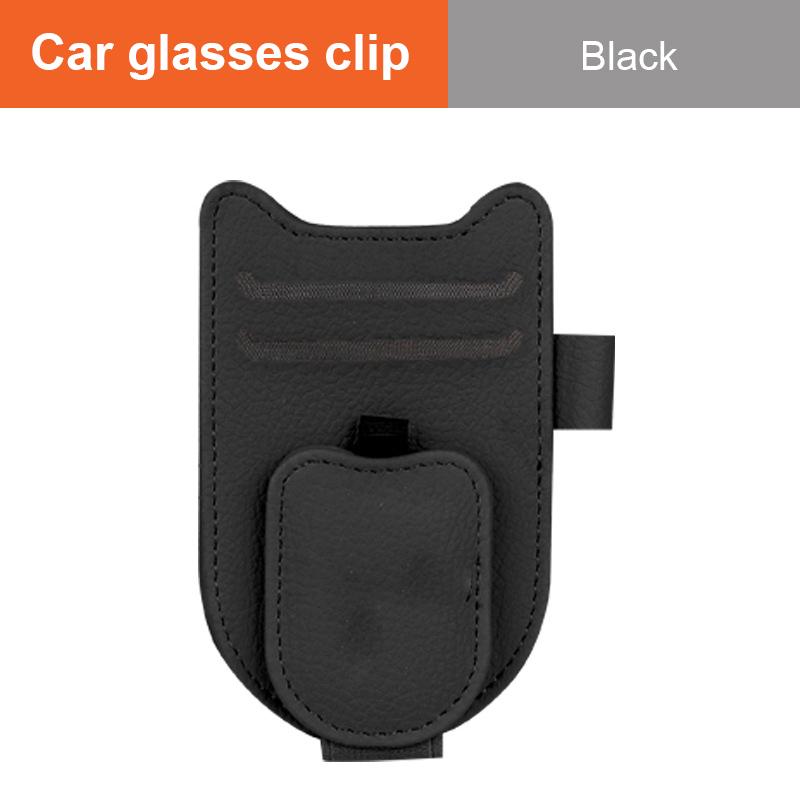 Car glasses clip Glasses Holder Sun Visor Sunglasses Car sunglasses Clip Multifunctional Card Clip Storage Clip Multicolor
