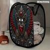 1Pcs Halloween Series 4 Pop-Up Laundry Hamper Expandable Mesh Hamper Basket for Room Bedroom Bathroom Organization Contemporary Storage
