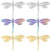 6Pcslot Animal Flying Dragonfly Pendant Jewelry Making Bulk Charms Accessories For Womenmen Pendant Diy Necklace Earring Charm