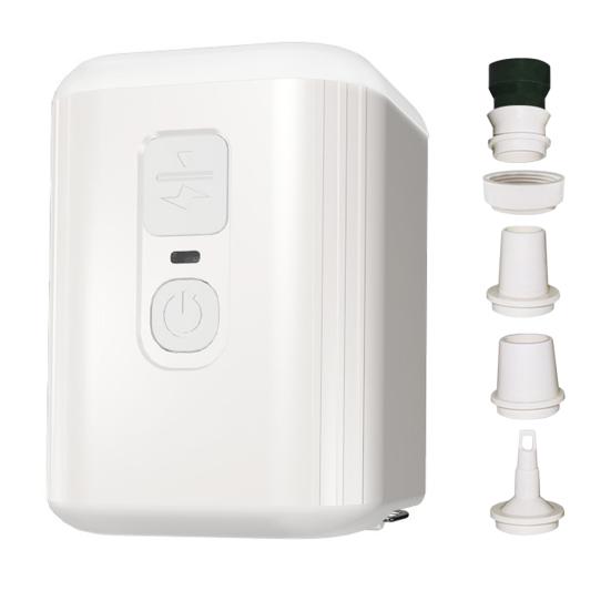 Outdoor Mini Air Pump with LED Light 6 Nozzles Portable USB Inflatables Ring Pool Float Air Mattress Bed Portable