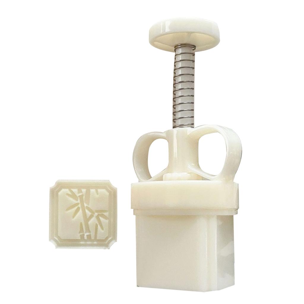 Mooncake Moulds Mooncake Stamps Mooncake Moulds Bamboo Shaped Baking Moulds Plastic Material for Mid-Autumn Festival Use