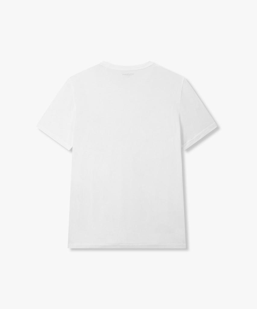 EMPORIO ARMANI UNDERWEAR Men'S Short Sleeve Crew Neck Lounge T-Shirt_White_0816134035
