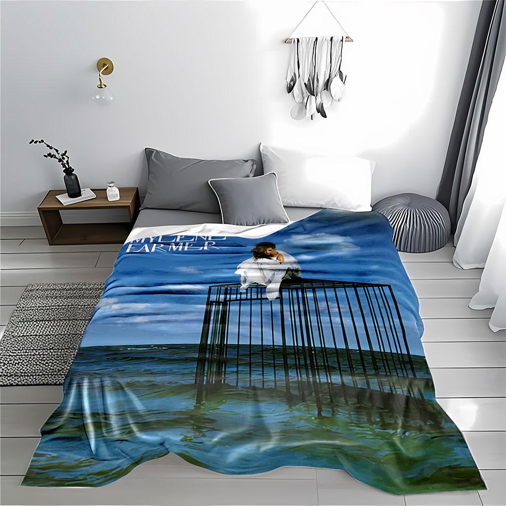 Ocean Cage Art Blanket for All Seasons Blanket Lunch Break Throw Gift