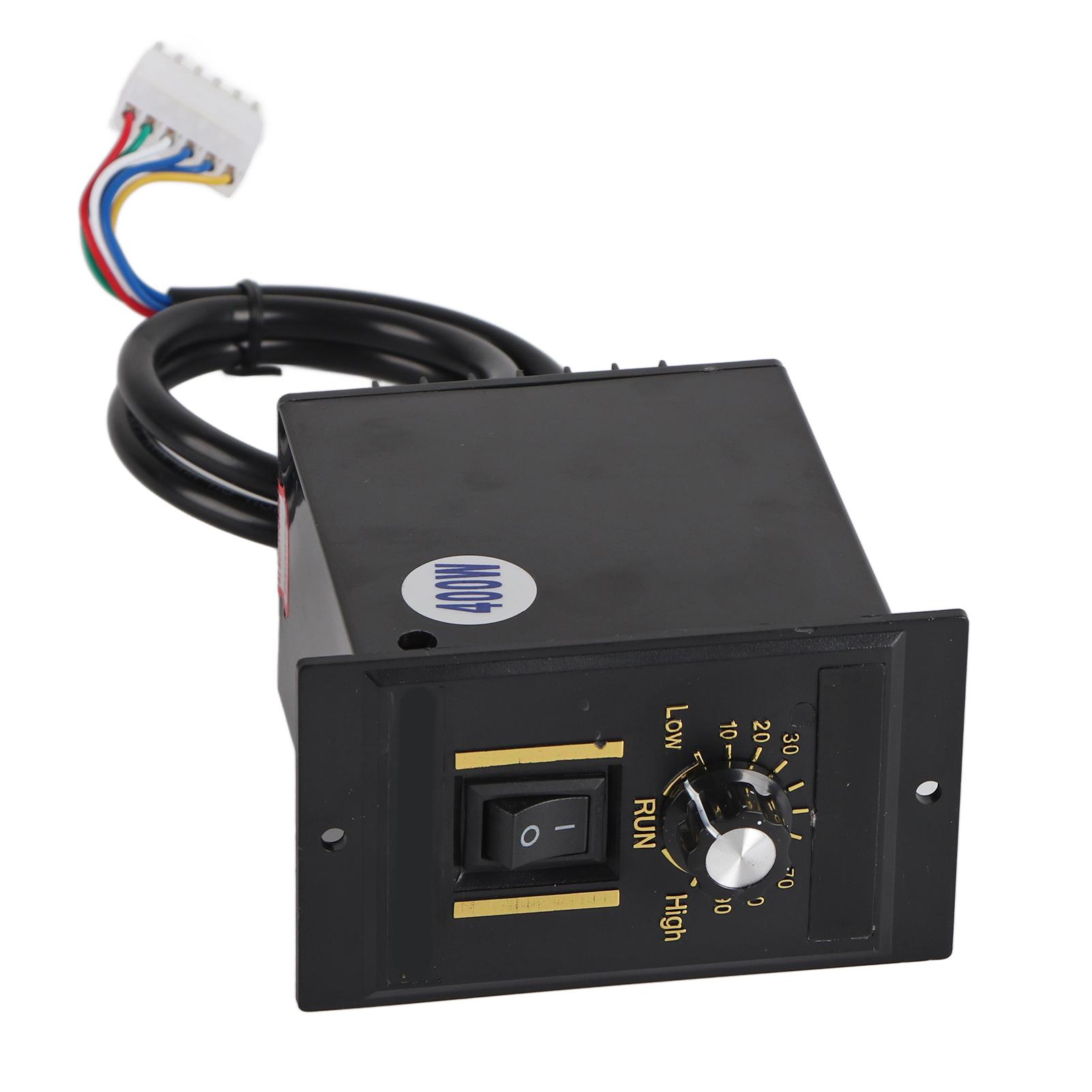 

AC 220V 50Hz 15400W Digital Adjustable Stepless Motor Speed Controller 01450rpm (400W)