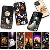 for Apple iPhone 16 15 14 Plus 13 12 Mini 17 Pro Max + ProMax 16E Air 15+ Cover Case Little Ghost With H-Halloweens Pumpkin