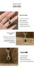 Chinese-Style Emerald Gourd Pendant with Imitation Gold and Diamante Inlay Clavicle Chain for Women