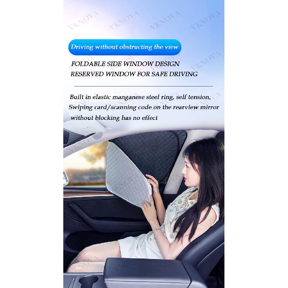 For Tesla Model YL 3 Y Juniper Highland 2025-2017 Upgraded Sunshade Side Window Shade Cover Windshield Sun Visor Privacy CampingWindshield Sunshades