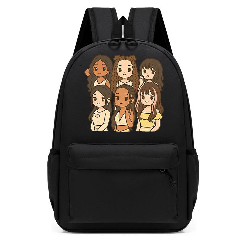 1216-4 Kids Unisex KATSEYE Printed Backpack Student School Waterproof Small Bag