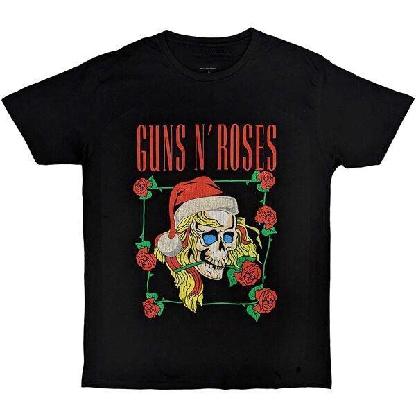 Guns N' Roses Christmas T-shirt Black Cotton Size S-4XL VN2509 Unisex T-Shirt