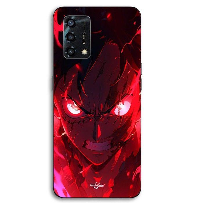 Coque - MANIACASE - Oppo A95 - Silicone TPU - One Piece Luffy Gear Art - Noir