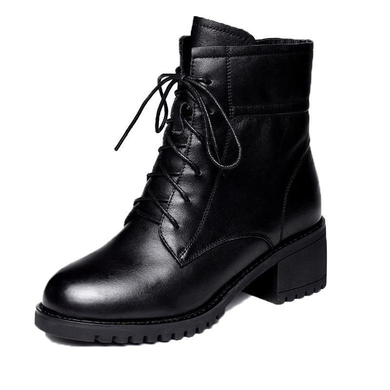 Fashion High Quality Ladies Shoes Side Zipper Women's Boots Fashion Cross-tied Modern Boots Women Hot Sale Plus Size Ankle Boots
